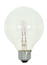  S2441 - 43 Watt; Halogen; G25; Clear; 1000 Average rated hours; 750 Lumens; Medium base; 120 Volt; 3-Pack