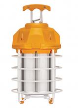  S28946 - 100 Watt LED Hi-lumen temporary hi-bay caged lamp; 5000K; Integrated cord / plug and hook; 120 Volt