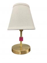  B203-SB/OR - Bryson Mini Satin Brass/Orchid Accent Lamp