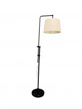  CR700-BLK - Crown Point Adjustable Downbridge Floor Lamp