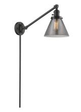  237-OB-G43-LED - Cone - 1 Light - 8 inch - Oil Rubbed Bronze - Swing Arm