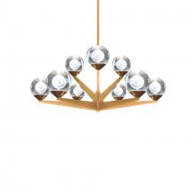  PD-82027-AB - Double Bubble Chandelier Light