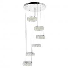  1044P24-601-R-6C - Madeline LED Chandelier With Chrome Finish