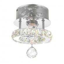  5080C7ST - Ring LED Flush Mount With Chrome Finish