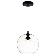  5553P12 - Clear (2L) - Glass 2 Light Down Mini Pendant With Clear Finish