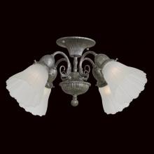  K9327-AI - Four Light Aged Iron Fan Light Kit