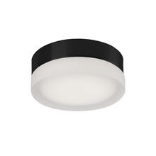  FM3506-BK - Bedford 6-in Black/Frosted LED Flush Mount