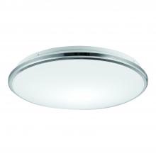  FM43315-CH-5CCT - Brook 15-in Chrome LED Flush Mount