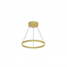  PD87118-BG - Cerchio 18-in Brushed Gold LED Pendant