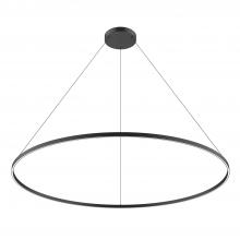  PD87772-BK - Cerchio 72-in Black LED Pendant