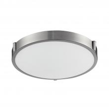  501112-LED-5CCT - Floyd 13-in Brushed Nickel LED Flush Mount