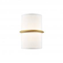  WS63209-BG - Pondi 9-in Brushed Gold LED Wall Sconce