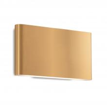  AT6510-BG - Slate 10-in Brushed Gold LED Wall Sconce