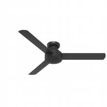  52407 - Hunter 52 inch Presto Matte Black Low Profile Ceiling Fan and Wall Control