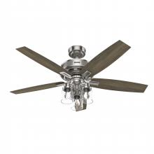  51691 - Hunter 52 inch Wi-Fi Ananova Brushed Nickel Ceiling Fan with LED Light Kit and Handheld Remote