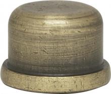 Satco Products Inc. 80/1518 - 1/2" Finial; Zinc Die Cast 1/4-27; Antique Brass Finish