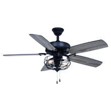  F0099 - Reed 48-in. Ceiling Fan Matte Black