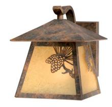  OW50573OA - Whitebark 7-in Outdoor Wall Light Olde World Patina