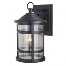  T0524 - Southport 8.5-in Outdoor Wall Light Matte Black