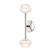  6142-PN - 2 LIGHT WALL SCONCE