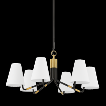  6632-AGB/DB - 6 LIGHT CHANDELIER