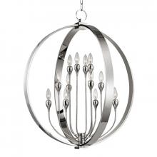  6730-PN - 12 LIGHT CHANDELIER