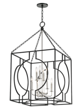  9224-AIPN - 8 LIGHT LARGE PENDANT