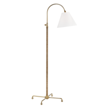  MDSL503-AGB - 1 LIGHT FLOOR LAMP W/ RATTAN ACCENT