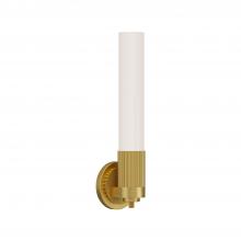  WV416101BG - Rue 5-in Brushed Gold 1 Light Wall/Vanity