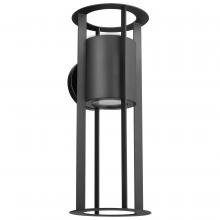  62/1651 - Continuum; 15W LED; Medium Wall Lantern; Matte Black Finish