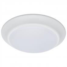  62/1801 - 7 inch; LED Disk Light; 5-CCT Selectable 27K/3K/35K/4K/5K; White Finish