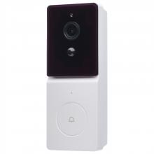  65/935 - Starfish; SMART Doorbell Security Camera; White Doorbell with Black Chime