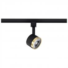  TH635 - 12 Watt LED Track Head; Round; 3000K; Matte Black and Brushed Brass Finish