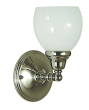  2427 PS - 1-Light Polished Silver Sheraton Sconce