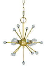  3084 PN - 4-Light Polished Nickel Supernove Chandelier