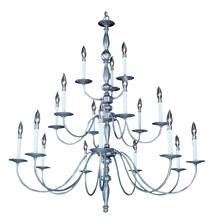  7918 MB - 18-Light Mahogany Bronze Jamestown Foyer Chandelier