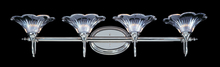  8734 PS - 4-Light Polished Silver Geneva Sconce