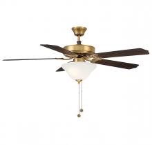  M2018NBRV - 52" 2-Light Ceiling Fan in Natural Brass