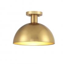  M60071NB - 1-Light Ceiling Light in Natural Brass