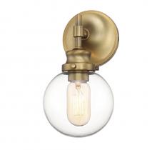  M90024NB - 1-Light Wall Sconce in Natural Brass