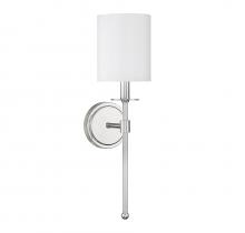  M90057PN - 1-Light Wall Sconce in Polished Nickel