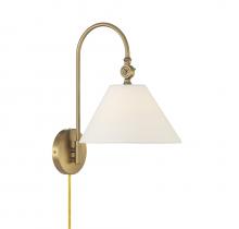 M90085NB - 1-Light Wall Sconce in Natural Brass