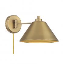  M90086NB - 1-Light Wall Sconce in Natural Brass
