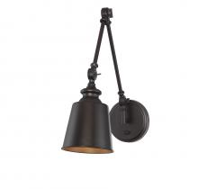  M90089ORB - 1-Light Adjustable Wall Sconce in Oil Rubbed Bronze (Set of 2)