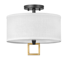  41806BK - Small Semi-flush Mount