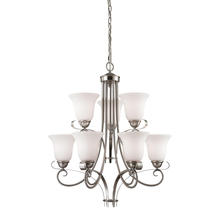 ELK Home 1009CH/20 - Thomas - Brighton 25'' Wide 9-Light Chandelier - Brushed Nickel