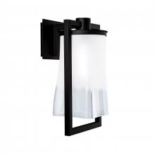  1196-MB-FR - Drape 16.5'' High 1-Light Outdoor Sconce - Matte Black