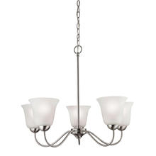  1205CH/20 - Thomas - Conway 26'' Wide 5-Light Chandelier - Brushed Nickel