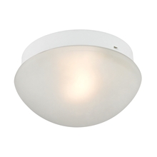  7351FM/40 - Thomas - Mushroom 7'' Wide 1-Light Flush Mount - White