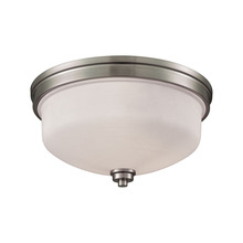  CN170332 - Thomas - Casual Mission 13'' Wide 3-Light Flush Mount - Brushed Nickel